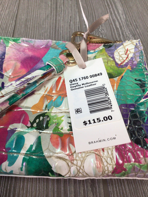 Brahmin 3 pc set Daylily Satchel Wristlet Wallet
